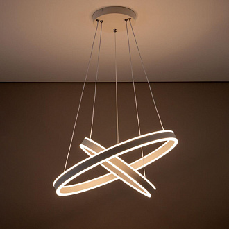 Светильник 60 см, 108W, 3000-5500K Citilux Дуэт CL719640 белый