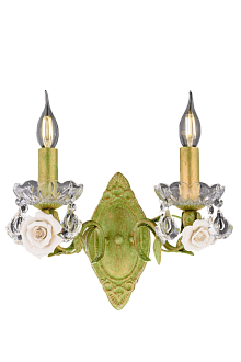 Бра L330 x W210 x H240, мм, 2*40W (80W), GREEN GOLD(Золото + Кофе) Rilon B0895/2W GREEN GOLD