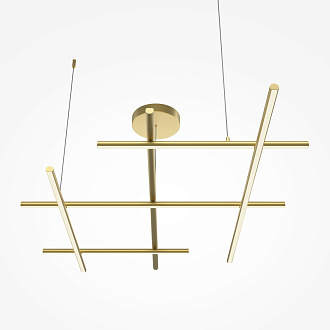 Подвесной светильник 115,6*80*312 см, LED, 80W, 3000К, Maytoni Radiance MOD278PL-L86G3K золото матовое