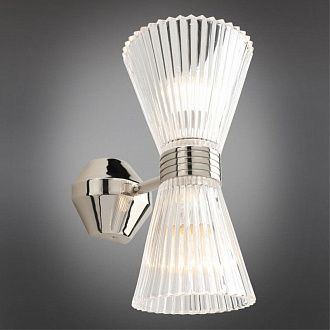 Бра 18*14*27 см, 2*E14, 40W, Aployt Elinor APL.801.11.02, хром