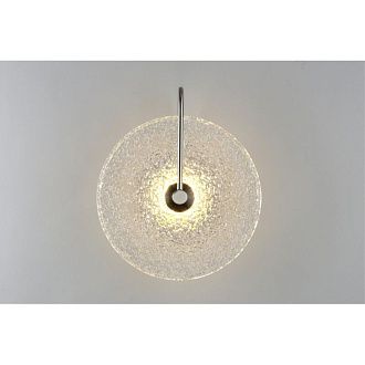 Бра 12*28*33 см, 1*LED, 5W, 3000K, Aployt Luca APL.329.11.05, никель