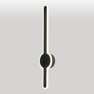 Бра настенное 13*63 см, 1*LED*12W 4000K Lussole Bridgeport LSP-0923 черный