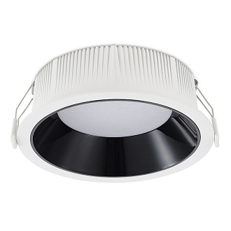 Встраиваемый светильник 16*6 см, 1*LED*18W 3000K ST LUCE ST755.438.18 черный, вр 14,5 см