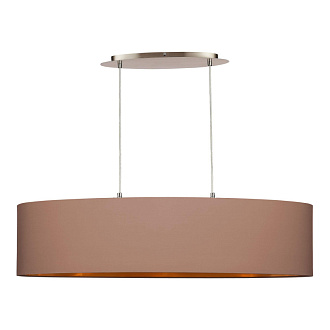 Светильник подвесной 75*22 см, 120W,  EVOLUCE  BRESCIA SLE300553-03  Никель