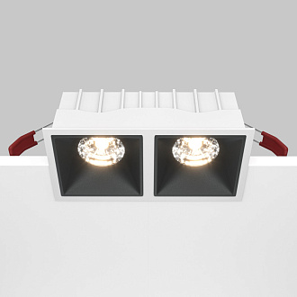 Светильник 17 см, 30W, 3000K, Technical DL043-02-15W3K-SQ-WB, белый-черный, вр 7,5*15,5 см