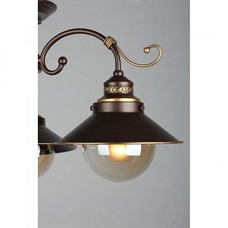 Люстра 61*61*35 см, 3*E27, 60W, Omnilux Omnilux 504 OML-50407-03, коричневый
