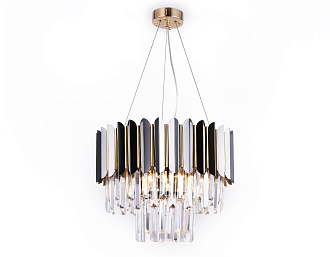 Люстра подвесная 50*38*78 см, E14 W, К, черный хром, золото Ambrella Traditional Traditional TR5297