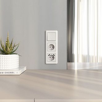 Клавиша для выключателя перекрестного (перламутровый рифленый) W1119013 Werkel 4690389160868