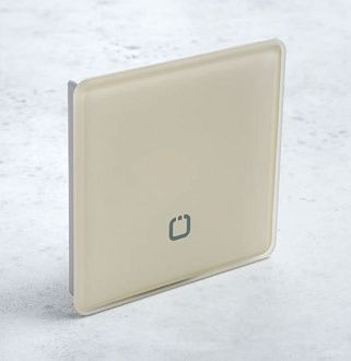 Радиовыключатель сенсорный HiTE PRO SN-R1 (Слоновая кость, закругленные углы) HPSW-SNR1-IV