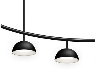 Люстра Стиви 120 см, 40W, 4000K, Kink Light 07652-4,19, черный