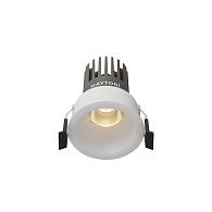 Встраиваемый светильник 6.6 см, 9W, 3000K, Maytoni Technical Dip Hight DL123-10W-3K-W, белый