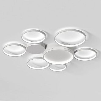 Потолочный светильник TWINE 7 rings White 81*80*7,5 см, 7*LED*15W, ImperiumLoft TWINE01, Белый