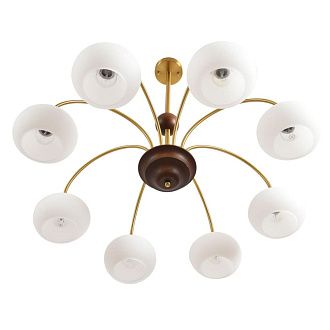 Люстра потолочная *87*65-65 см, 8*E27*60W, Lumion Larina 8323/8C, латунь