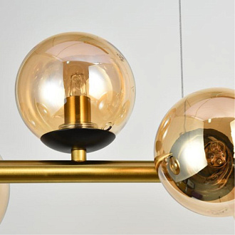 Подвесной светильник, 9*G9 медный Arte Lamp Gemini A2243SP-9PB