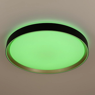Светильник 50 см, 68W, 3000-5000K с пультом Citilux CL751451G BOSS Черный+Золото LED