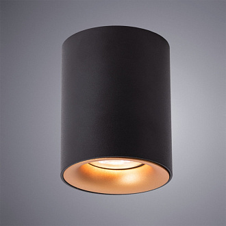 Светильник 8*8 см, GU10 50W, Arte Lamp Torre A1532PL-1BK черный, 8 см