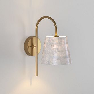 Бра 30 см, Eurosvet Pearl 101013, латунь