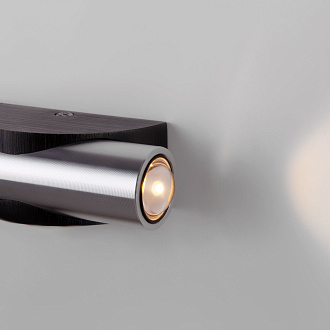 Настенный светодиодный светильник Steel LED 40109/LED чёрный/сталь Elektrostandard