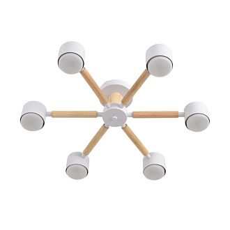 Люстра 60*15-15 см, 6*GX53 LED*7W, Lumion Vudi LUM8306/6C, белый; бежевый