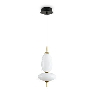 Подвесной светильник 17 см, 10W, 2700K, Freya Solare FR5594PL-L11B, черный