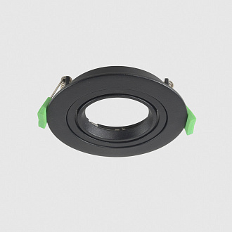 Встраиваемый светильник 10 см, Crystal Lux CLT 001C1 BL V2, черный, вр 8 см