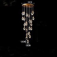 Подвесной светильник CRISTEL ONE D60 26*80*80 см, 23*LED*5W, 3000, 4000, 5000K, ImperiumLoft CRISTEL-ONE01, Латунь