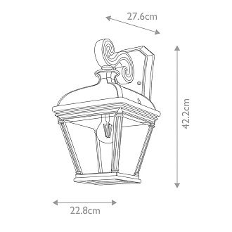 Настенный фонарь Elstead Lighting, Арт. BAYVIEW-2L-BK