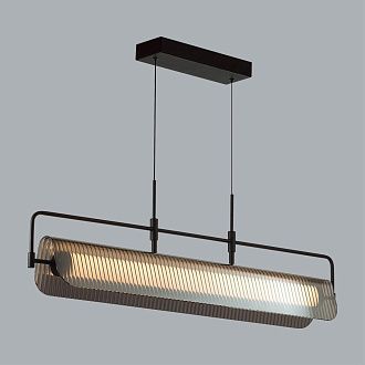 Подвес линейный 99*11*150 см, 1 LED*35W, 3000 К, Odeon Light Liner, черный 5056/35LA