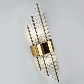 Бра 20*10*60 см, Е14 2x40W, Латунь MODELUX ML.501.02 BS