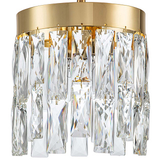 Подвесной светильник 200*200*360/1160 мм, 2*E14 золото Indigo Anna V000384, 12029/2P Gold