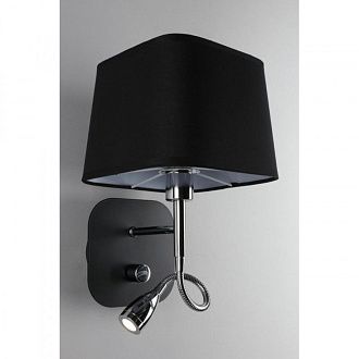 Бра 22*18*30 см, 2*E14, 40W, Omnilux Omnilux 626 OML-62611-02, черный