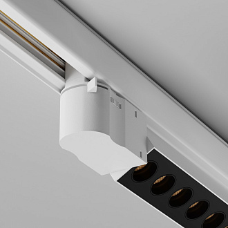 Трековый трехфазный светильник 38 см, 10W, 2700K, Maytoni Points TR195-3-10W2.7K-M-W, белый