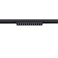 Трековый светильник 21,6*2,2*4,7 см, LED 12W 4000K черный Arte Lamp Optima A7268PL-1BK