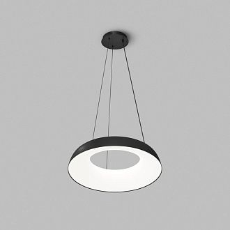Подвесной светильник 60 см, 70W, 3000-6000K, Denkirs Torion DK6704-BK, черный