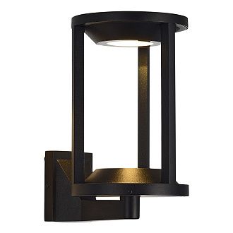 Светильник уличный настенный черный/черный LED 1*9W 3000K St Luce  SL9535.401.01
