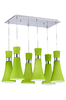 Люстра L500 x W280 x H1200, мм, 6*40W (240W), GREEN(Зелёный) Sfera Sveta 2973/6 GREEN