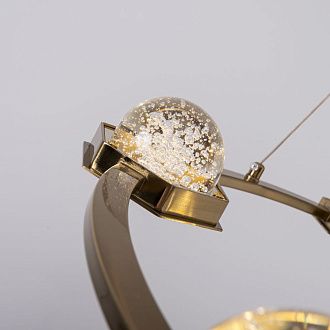 Подвесная люстра WALSH L10 70*70*150 см, 10*LED*5W, 3000K, ImperiumLoft 195470-23, Латунь