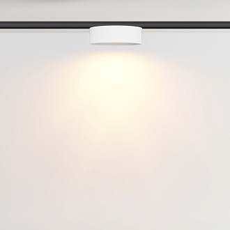 Трековый светильник 11,3*3,4 см, LED 12W 2700K Maytoni Technical Accessories for tracks Levity Zon TR189-1-12W2.7K-BW черно-белый