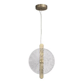 Подвесной светильник 28*3,3*37,2 см, 1*LED*11W, 4000K, ST-Luce Wasi SL6141.303.01, бронзовый