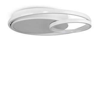 Потолочный светильник 47 см, 80W, 4000K, Freya Nation Market FR10028CL-L80W, белый