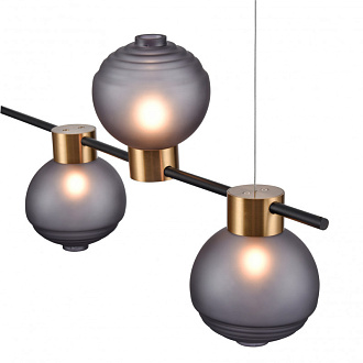 Подвесной светильник 13*102*150 см, 4*G9 черный Vele Luce Capriccio VL5882P04