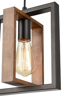 Подвесной светильник 18*23*152 см, 1*E27 черный Vele Luce Thomas VL6432P11