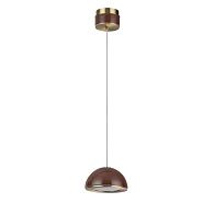 Подвесной светильник 12 см, 6W, 3000K, Odeon Light L-Vision Lulu 5453/6LA, бронза-коричневый