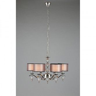 Подвесная люстра 72*70-140 см, 6*E14, 40W, Aployt FLORET APL.703.03.06, хром
