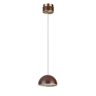 Подвесной светильник 12 см, 6W, 3000K, Odeon Light L-Vision Lulu 5453/6LA, бронза-коричневый