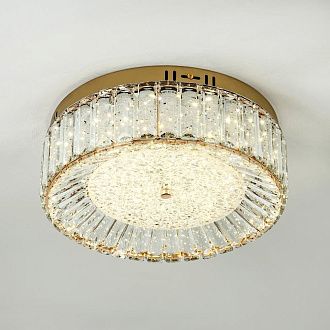 Потолочный светильник 40*40 см, LED 48W, 3000 / 6000K, Золото MODELUX ML.2305.400 GD