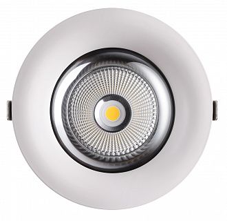 Встраиваемый светодиодный светильник Novotech Glok 358027 белый