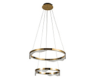 Люстра 60+40 см, 60W, 3000K Kink Light Кастела латунь, 08263-60+40,36