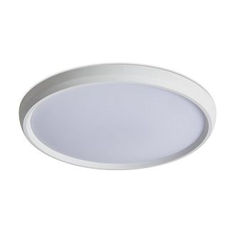 Светильник 30*30*5,5-5,5 см, *LED*24W, 3000-6500+RGBK, Freya Обель/Obelle FR6211CL-L24W, Белый