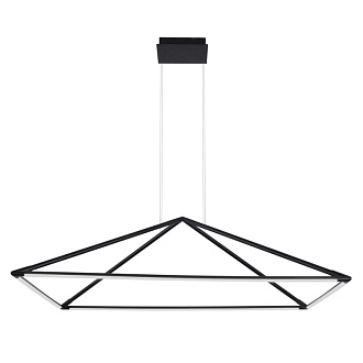 Подвесная люстра 120*80*188 см, 52W, Favourite Pyramis 4573-2P матовый черный, белый акрил